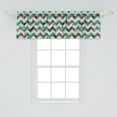 thumbnail image 2 of Ambesonne Chevron Window Valance, Vintage Patchwork Art, 54" X 18", Multicolor, 2 of 3