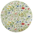 thumbnail image 3 of Floral Colorful Flower Washable Round Rug -Circle Area Rugs for Nursery Bedroom, Vintage Non Slip Non Shedding Low Pile Carpet for Living Room Coffee Table Entryway, 3 of 6
