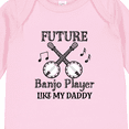 thumbnail image 4 of Inktastic Future Banjo Player Like Daddy Boys or Girls Long Sleeve Baby Bodysuit, 4 of 5