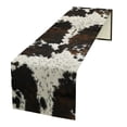 thumbnail image 3 of zhangmingg Western Style Farmhouse Table Runner with Cowhide Animal Print for Kitchen and Dining Room, 3 of 8