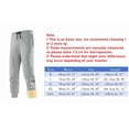 thumbnail image 3 of Mens Casual Pants with Pockets Men's Casual Baggy Pants Wide Leg Lounge Travel Pants Streetwear with Pockets Fleece, 3 of 7