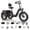 Black, variant on PUCKIPUPPY Electric Tricycle for Adults Full Suspension & Reverse Gear 960W Peak 55Miles Range 20" Fat Tire Electric Trike 15mph Max Speed E-Mountain Bikes 48V 15AH Battery, Comply with UL2849 By SGS
