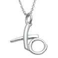 thumbnail image 1 of Sterling Silver XO Pendant, 1 of 1