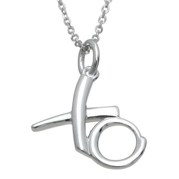 Sterling Silver XO Pendant