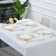 thumbnail image 7 of IAUYY Set of 4 Round Placemats for Dining Tables Heat-Resistant and Wear-Resistant DIY Printing Design Table Placemats，Applicable for Christmas Sun Illustration, 7 of 7