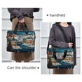 thumbnail image 6 of 16" Laptop Briefcase for Work Travel Laptop Shoulder Bag Carrying Handbag Laptop Case Whimsical Christmas Scene, 6 of 8