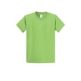 thumbnail image 5 of Port & Company Men's Classic Fit Tall Essential Cotton T-Shirt Lime Large Tall, 5 of 6