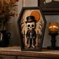 thumbnail image 6 of Dalxymotic Halloween Picture Frame, Wooden Frame Wall Art Decoration, Spooky Seasonal Art Decoration, Fall Decor, Halloween Decorations Indoor Outdoor for Wall, Home, Mantel, Shelf, 6 of 6