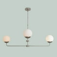 thumbnail image 3 of Mid Century Style Four Globe Light Brass Ceiling Sputnik Chandelier Pendant Light Fixture, 3 of 6