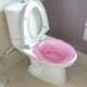 thumbnail image 5 of Baño de asiento para inodoro, asiento más amplio, inodoro universal reutilizable y colgante. Rosa, 5 of 9