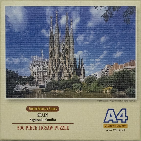Tomax Miniature Jigsaw Puzzle - Spain - Sagurada Familia (500 Pieces)