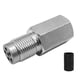 thumbnail image 2 of adaptador de sensor de ,Adaptador de sensor de oxígeno Reemplazo de piezas de reparación,adaptador extensor de sensor de rosca M18x1.5,Espaciador de extensión de O2 Acero, 2 of 9