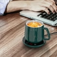 thumbnail image 4 of Coffee Warmer for Desk,Mug Warmer for 2-Temp Setting,Electric Candle Cup Warmer with Auto Shut Off,Coffee Warmer for Desk Home Office,Beverage Warmer for Coffee,Milk,Tea(No Cup), 4 of 6