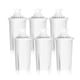 thumbnail image 1 of Filtro de agua para jarra con certificación NSF de Overbest, repuesto para jarras y dispensadores Brita®, Brita® Classic 35557, OB03, Mavea® 107007 y más, incluye 6 filtros, 1 of 5