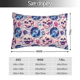 thumbnail image 2 of Sikiie blue record rock Skull Pillow Covers, Throw Pillow Case Cushion Covers,Cushion for Bedroom,Couch,Home-16"x24", 2 of 6