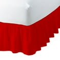 thumbnail image 3 of 100% Egyptian Cotton 1 PCs Ruffled BedSkirt 21 inches (Blood Red,King), 3 of 5