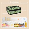 thumbnail image 7 of KUIFORTI Leaves Print Tote Bag Reusable Handbag Lightweight Lunch Bag Tote Bag Lunch Box Cooler Bag Snacks Stoarge Food Container Purse, 7 of 7