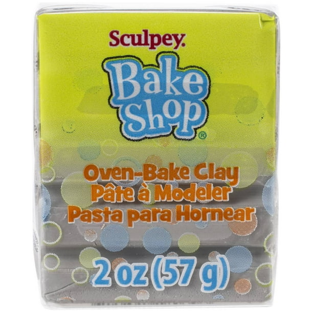 Sculpey Bake Shop OvenBake Clay 2ozGray