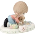 thumbnail image 4 of Precious Moments Growing In Grace, Age 8, Brunette Girl Figurine, 1 Each, 4 of 5