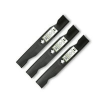 Terre 3 Pack 48 Inch Hi Lift Lawn Mower Blades for Craftsman, YTH