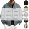 thumbnail image 3 of Mens Fall Jackets Zip Up Stand Up Collar Elastic Cuffs Trendy Casual Motorcycle Coats with Pocket Army Green XXXXL, 3 of 7