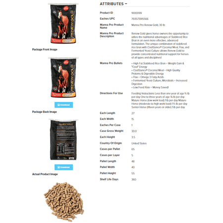 Renew Gold, 30 lb