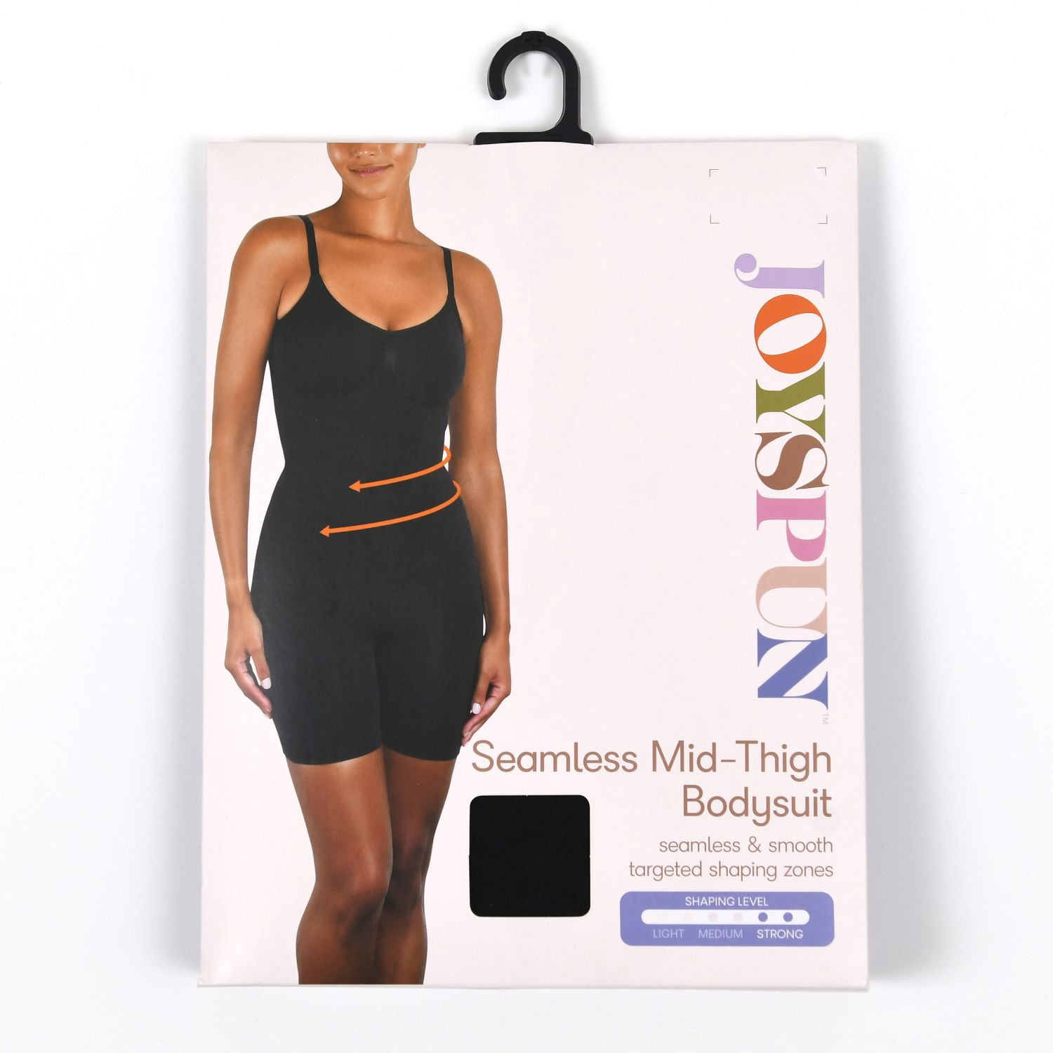 Joyspun Women's Seamless Mid-Thigh Bodysuit, Sizes S-XXXL