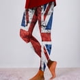 thumbnail image 5 of Pimfylm American Flag Leggings for Women Girls Leggings Skinny High Waist Stretchy Tights Trouser Yoga Pants Fourth of July Outfits(Blue,XL), 5 of 6
