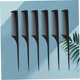 thumbnail image 2 of unbranded 6Ud Peine Para Peluquería En Plástico Negro Con Suaves Para Masaje Capilar, 2 of 3