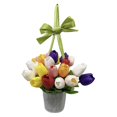 thumbnail image 3 of Guirnalda de Flores Artificiales Cubo de án Hecho a Mano Flores de Simulación Guirnaldas Coronas para La Decoración Del Banquete de Boda de La Pu Sunnimix Cubeta, 3 of 8