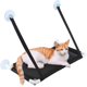 thumbnail image 1 of Percha para Ventana para Gatos Hamaca para Gatos Percha para Hamaca con Ventana para Gatos Mejorada con 4 ventosas de Alta Resistencia Cama Colgante para Mascotas para Tomar el Sol, 1 of 5