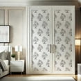 thumbnail image 4 of S4Sassy Peel And Stick Wall Covering, Motif Bouquet Print Removable Wall Wrap - White Mural For Vintage Farmhouse Decor, Bathroom, Laundry Room - Self-Adhesive Removable Wallpaper Vinyl (25"X 240"), 4 of 9