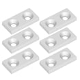 thumbnail image 2 of Aluminum Alloy End Covers,  Plug Plate 2040 Double Holes Lightweight 10Pcs  For CNC Machines For Robotics Projects Silver, 2 of 8