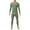 Green, variant on Dreluolixuan Lace Underwear for Men Soft Bottom Quick drying Hunting Gear Base Layer Winter Cold Weather Riding Top and Bottom Sets