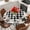 Black Beige, variant on Chicken Hen Round Tablecloth, Fitted Table Cover with Elastic for 36"-44" Round Tables, Rooster Animals Farmhouse White Black Plaid Vintage Table Cloth Outdoor Dinning Party Waterproof Tablecloths