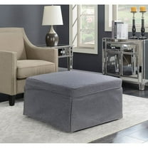 Convenience Concepts Designs4Comfort Folding Bed Ottoman, Grey