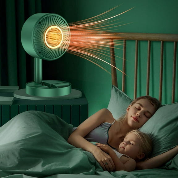 Clearance Portable Heater,Heater Fan,Foldable Household Heater with Adjustable Thermostat Heater for OfficeDesk Heaterfor Car Indoor Home Dorm Office