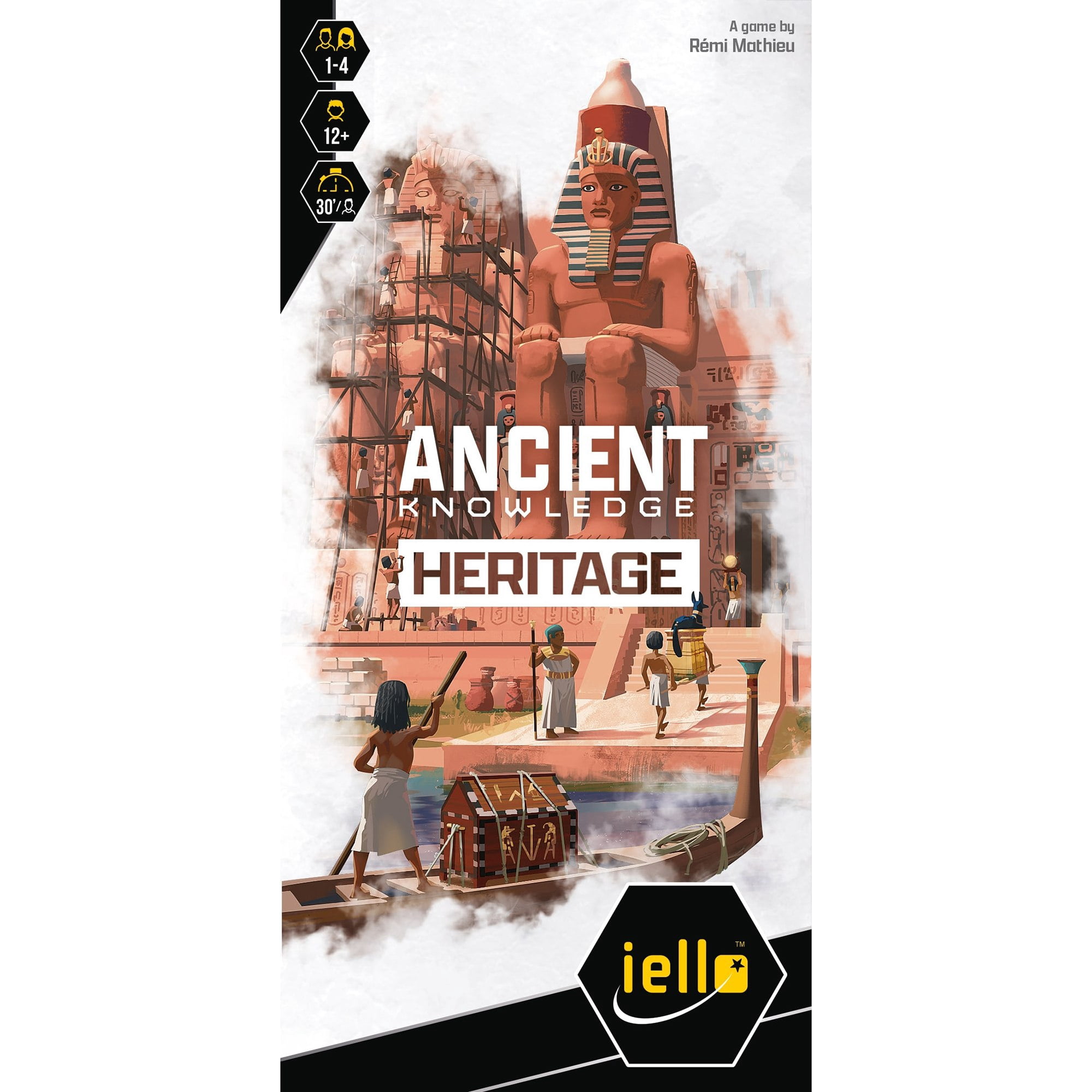 IELLO: Ancient Knowledge Heritage - Strategy Card Game Expansion, Tableau Building Board Game, New Cards & Effects, Ages 12+, 1-4 Players, 60 Min
