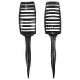 thumbnail image 5 of 1Pc Wide Curved Vented Hair Brush Detangle Brush for Tangle and Knots for Hair Brush Men and Women Black, 5 of 7