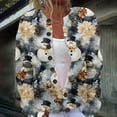 thumbnail image 2 of SRZYMJ Christmas Cardigan Sweaters for Women Casual Button Up Cardigan Jacket Cozy Soft Comfortable Long Sleeve Outerwear For Women, 2 of 5