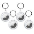 thumbnail image 1 of Funda para Airtags ThingsBag Soft, protector completo de TPU, paquete de 4, 1 of 9