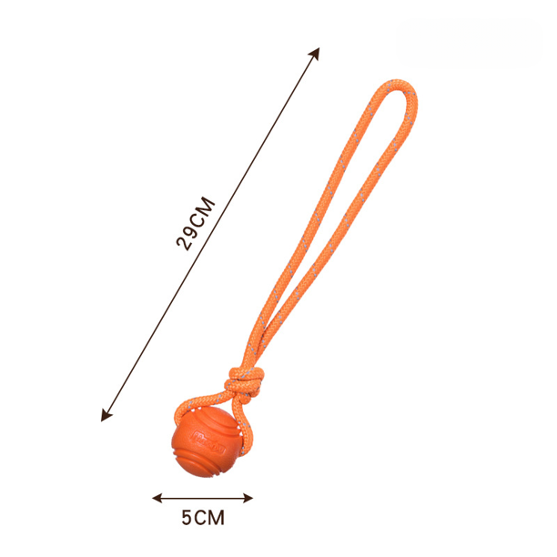 Pelota de juguete para perros, pelota elástica resistente a mordeduras, sólida, grande, mediana, pequeña, para aburrimiento, Buster, Tpr, entrenamiento para mascotas, juguete para morder