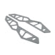 thumbnail image 5 of Soporte de parabrisas de aluminio, soporte ligero para motocicleta, accesorio para Gris, 5 of 9