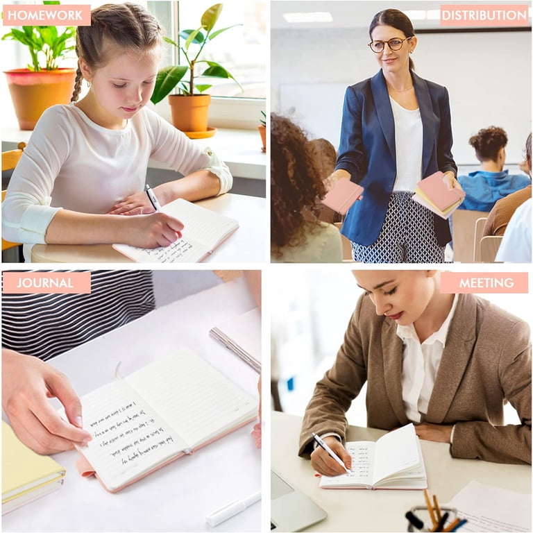 Feela 3-Pack Pocket Notebook Journals with Pens, A6 photo 5