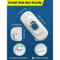 thumbnail image 6 of Fridge Lock,Child Proof Refrigerator Lock, 2 Pack Fridge Locks for Kids with 3M Adhesive Backing, Fridge lock for Refrigerators,Oven Lock,Drawers,Wardrobes and Freezers, 6 of 8