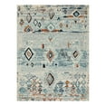 thumbnail image 3 of Unique Loom Morocco Collection Area Rug - Palace (9' x 12' 2" Rectangle Light Blue/Black), 3 of 7