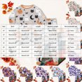 thumbnail image 2 of NOLDARES Toddler Girls Halloween Funny Prints Pajamas Pjs for Girl Jammies Little Kids Sleepwear Clothes Sets, 2 of 8