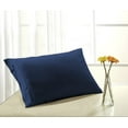 thumbnail image 3 of CC&DD HOME FASHIONÂ®-Bedding Sheets Sets,Velety Double Brushed Microfiber,Wrinkle Free,3-4 pieces,Includes 1 Flat Sheet,1 Fitted Sheet, 1-2 Pillowcase,Navy,Queen, 3 of 5