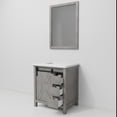 thumbnail image 6 of Marsyas 30 in W Ash Grey Bath Vanity, Cultured Marble Countertop and 28 in Mirror, 6 of 8