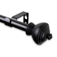 thumbnail image 2 of Home Window Decorative Savannah Curtain Rod 48-84 inch - Cocoa, 2 of 4